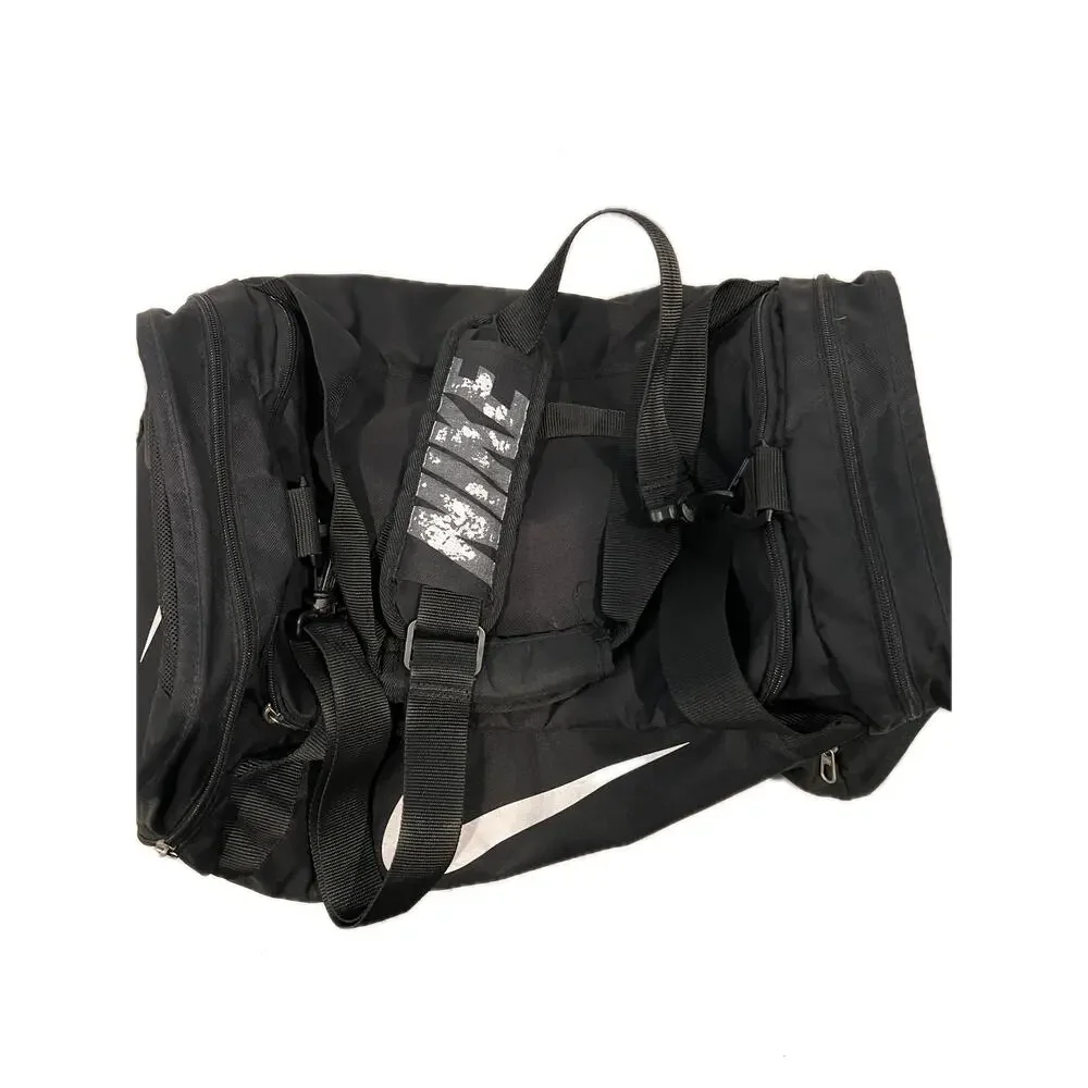 Nike Brasilia 9.5 Black Medium 60L Duffel Gym Bag